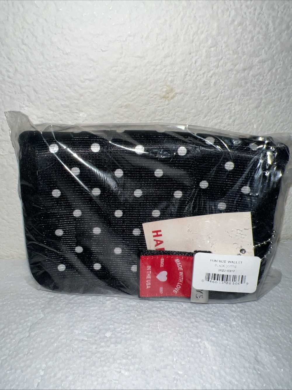 Harveys Black and White Polka Dot fun size wallet Dottie - Picture 3 of 4